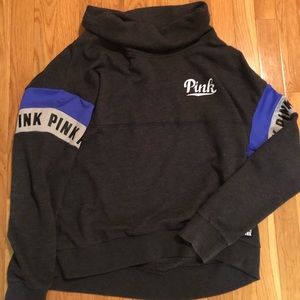 Dark gray turtleneck sweater